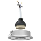 vidaXL Spotlight Silber 9 x 9 x 2 cm Aluminium