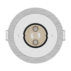 vidaXL Spotlight Silber 9 x 9 x 2 cm Aluminium