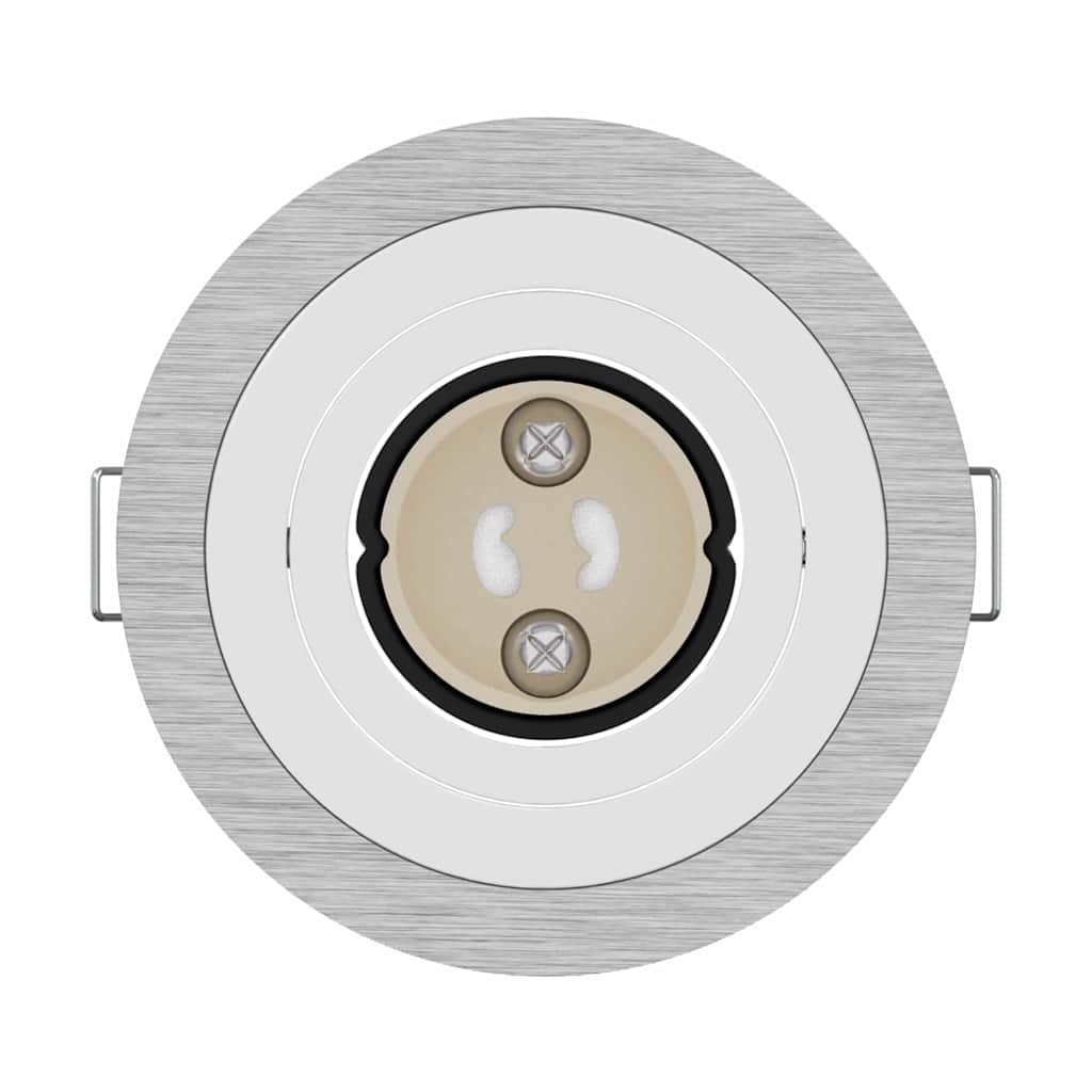 vidaXL Spotlight Silber 9 x 9 x 2 cm Aluminium