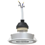 vidaXL Spotlight Silber 9 x 9 x 2 cm Aluminium