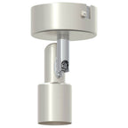vidaXL Deckenstrahler mit Strahlern Nickel 8 x 8 x 10,5 cm Stahl