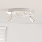 vidaXL Deckenstrahler Nickel 29 x 29 x 11 cm Stahl und Glas