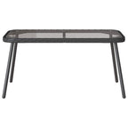 vidaXL Couchtisch Schwarz 90 x 45 x 43 cm Poly-Rattan