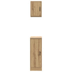 vidaXL Garagenschränke 2 Stk. Artisan-Eiche Holzwerkstoff