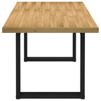 vidaXL Esstisch NOAIN U-Form-Beine 180x90x75 cm Massivholz Kiefer
