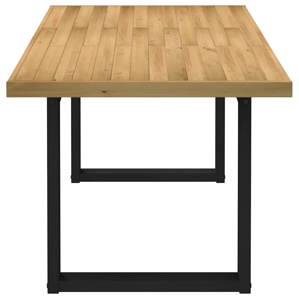 vidaXL Esstisch NOAIN U-Form-Beine 180x90x75 cm Massivholz Kiefer