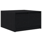 vidaXL Couchtisch mit Schubladen Schwarz Eichen-Optik 70,5x70x40 cm