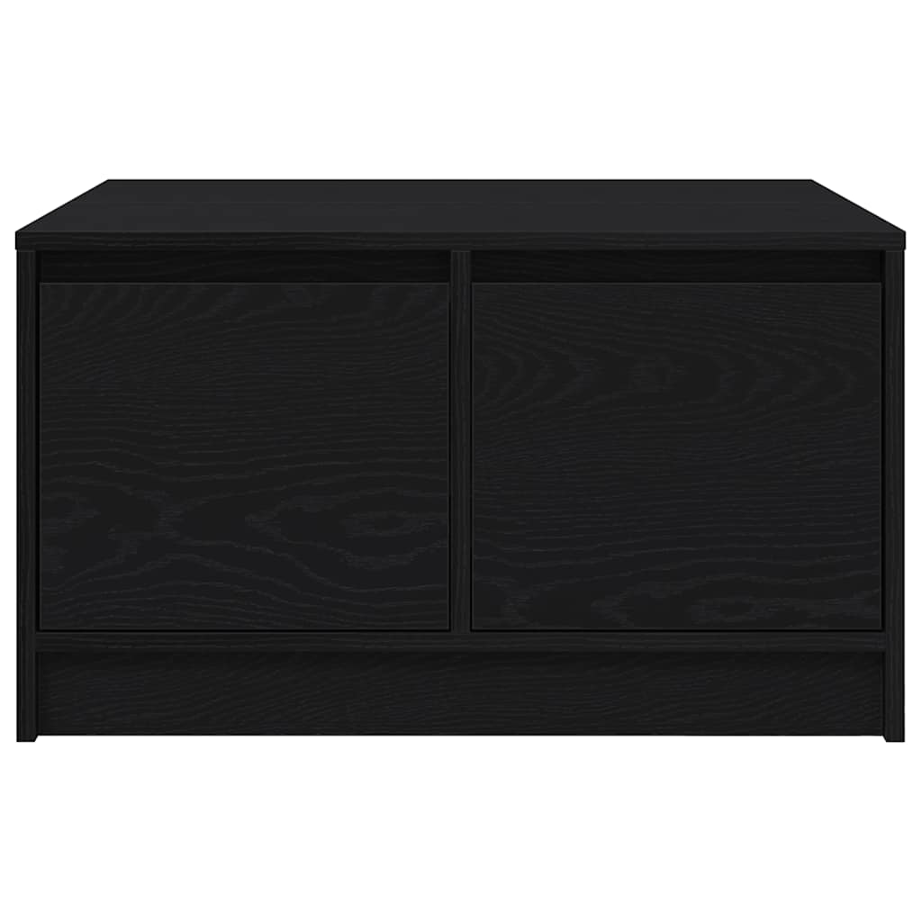 vidaXL Couchtisch mit Schubladen Schwarz Eichen-Optik 70,5x70x40 cm
