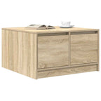 vidaXL Couchtisch mit Schubladen Sonoma-Eiche 70,5x70x40 cm