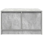 vidaXL Couchtisch mit Schubladen Betongrau 70,5x70x40 cm