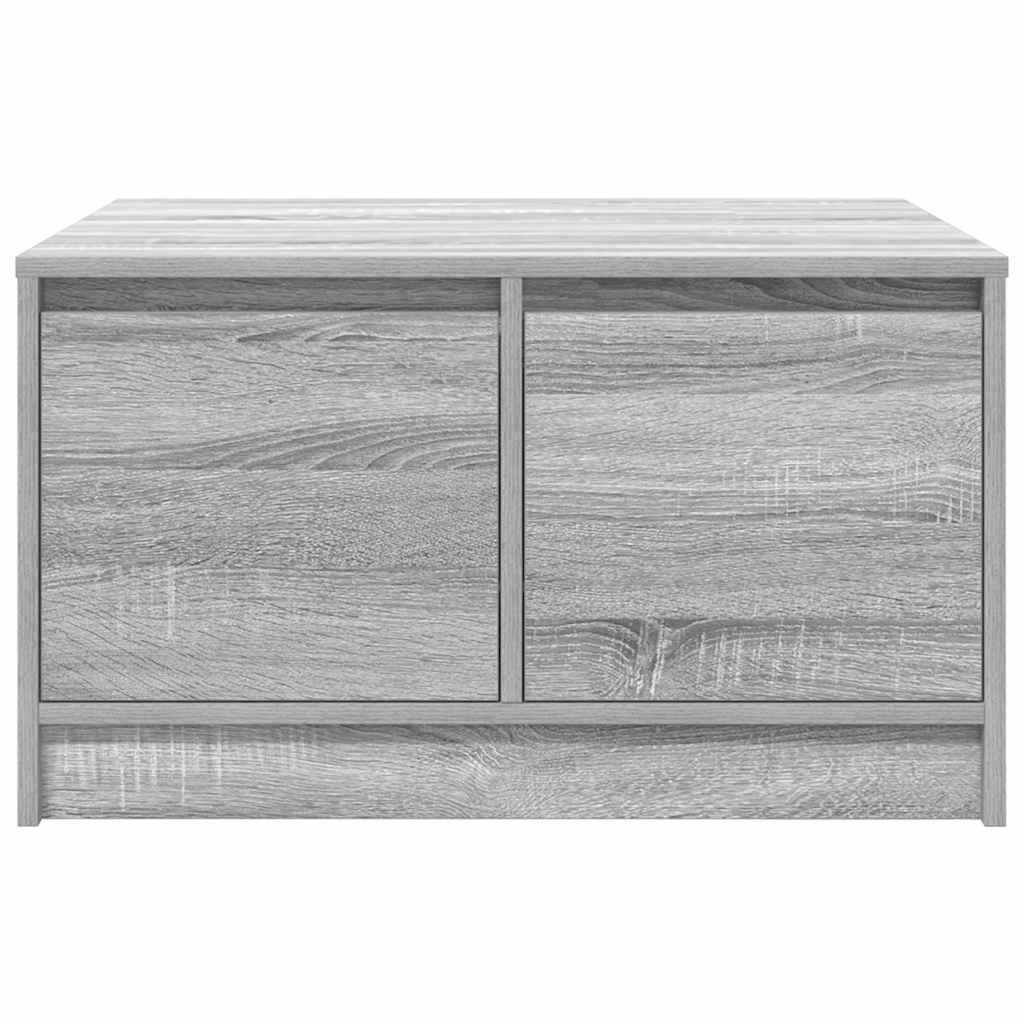 vidaXL Couchtisch mit Schubladen Grau Sonoma 70,5x70x40 cm