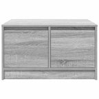 vidaXL Couchtisch mit Schubladen Grau Sonoma 70,5x70x40 cm