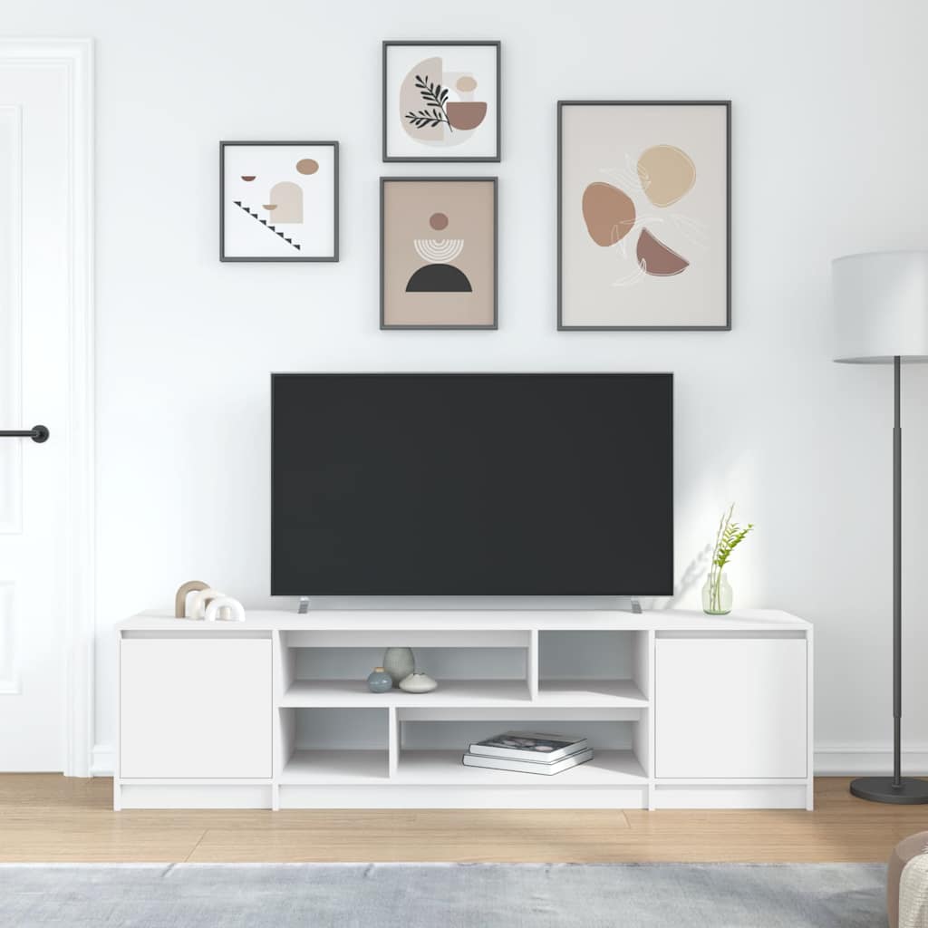vidaXL TV-Schrank Weiß 188,5x41x50 cm Holzwerkstoff