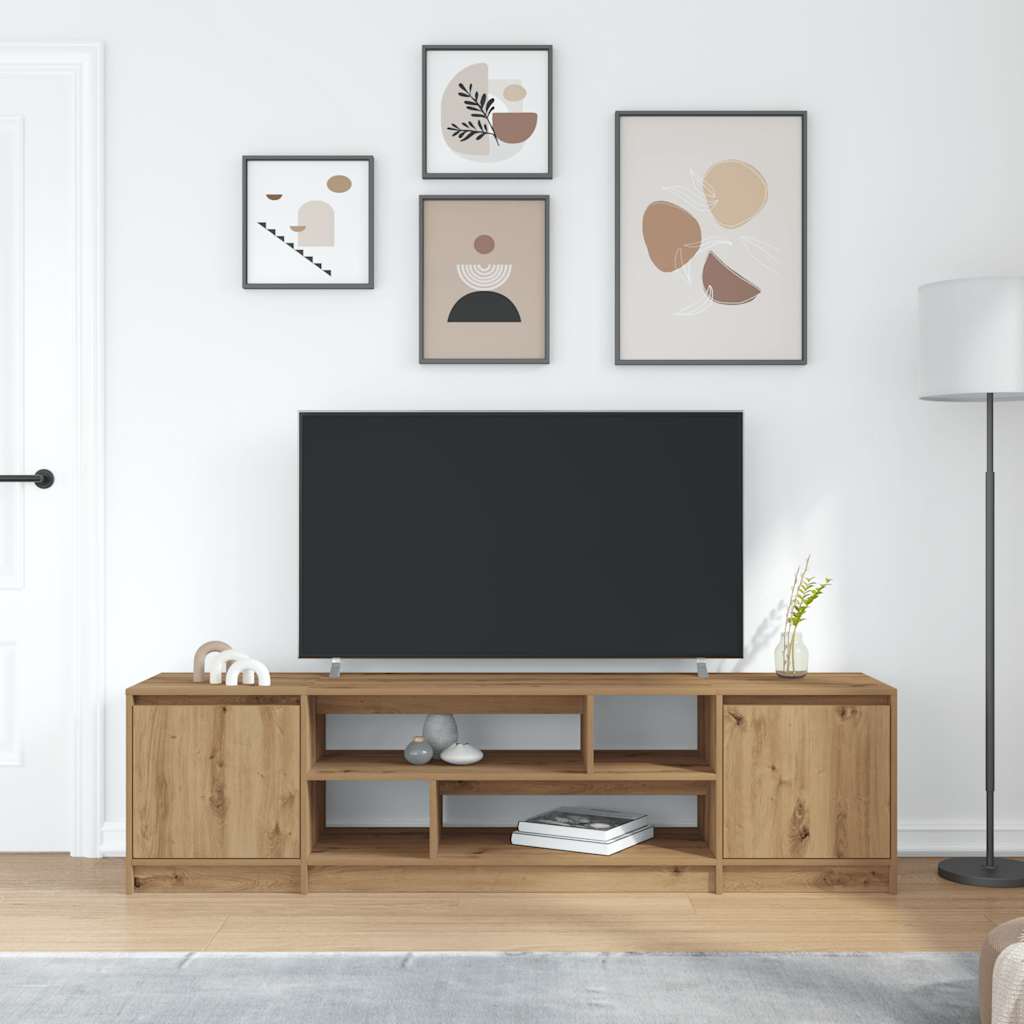 vidaXL TV-Schrank Artisan-Eiche 188,5x41x50 cm Holzwerkstoff