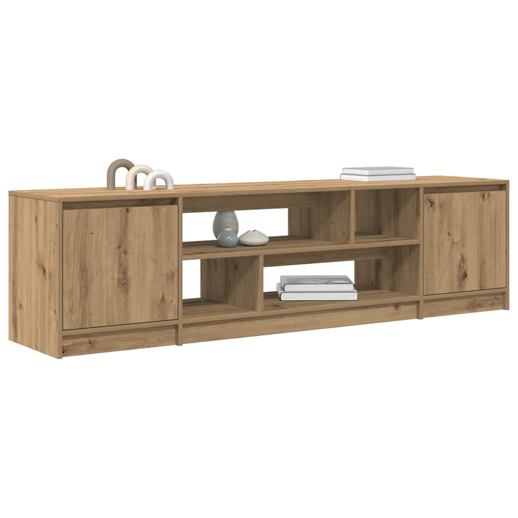 vidaXL TV-Schrank Artisan-Eiche 188,5x41x50 cm Holzwerkstoff