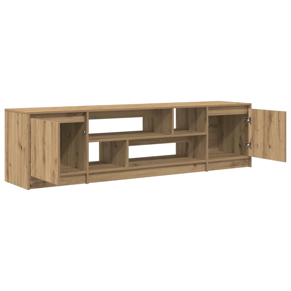 vidaXL TV-Schrank Artisan-Eiche 188,5x41x50 cm Holzwerkstoff