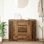 vidaXL Sideboard mit Schubladen Altholz-Optik 100,5x35x76 cm
