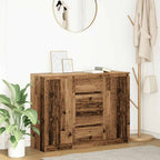 vidaXL Sideboard mit Schubladen Altholz-Optik 100,5x35x76 cm