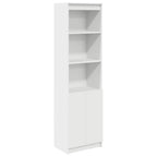 vidaXL Highboard Weiß 50x35x180 cm Holzwerkstoff