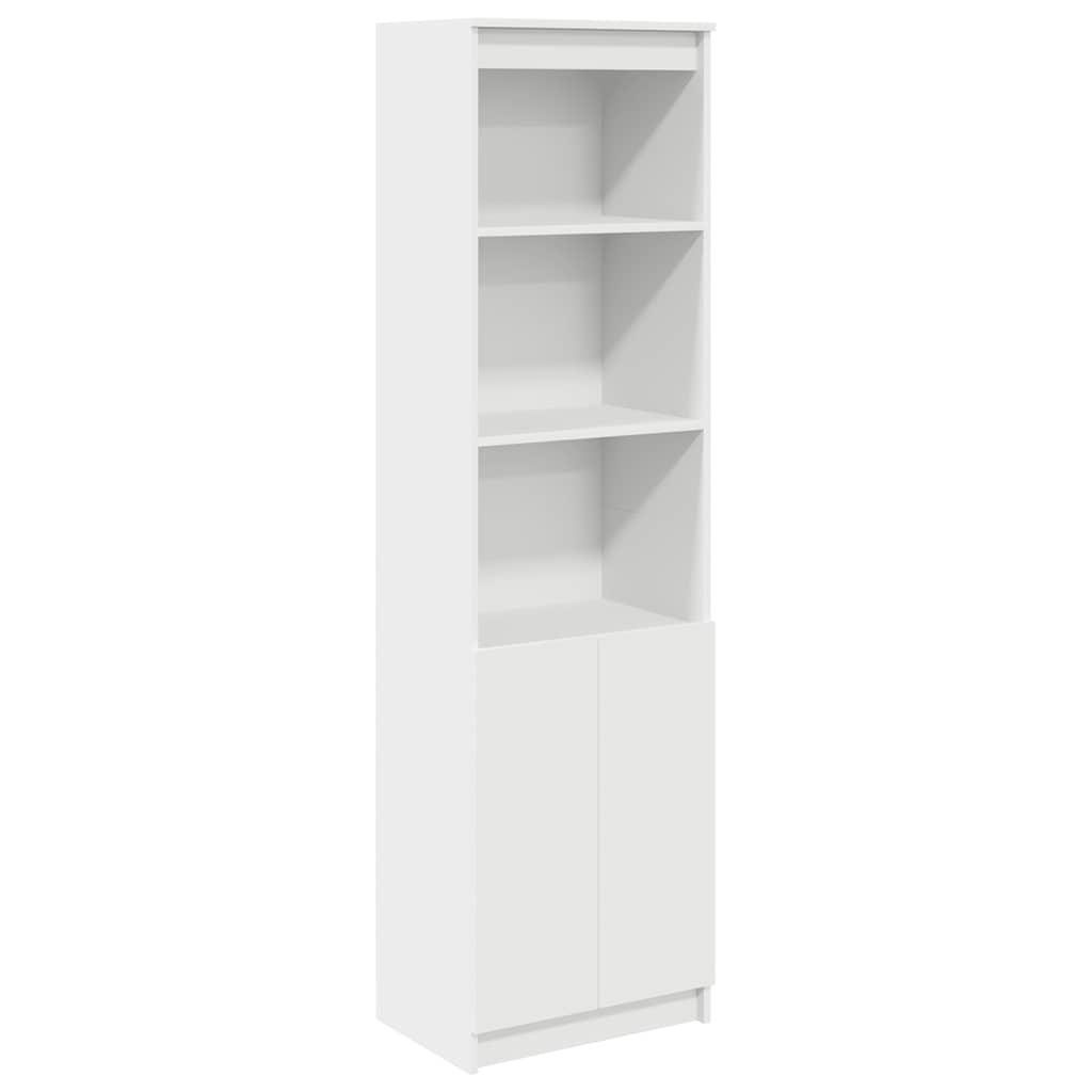 vidaXL Highboard Weiß 50x35x180 cm Holzwerkstoff