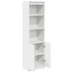 vidaXL Highboard Weiß 50x35x180 cm Holzwerkstoff