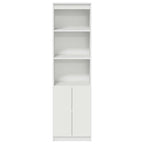 vidaXL Highboard Weiß 50x35x180 cm Holzwerkstoff