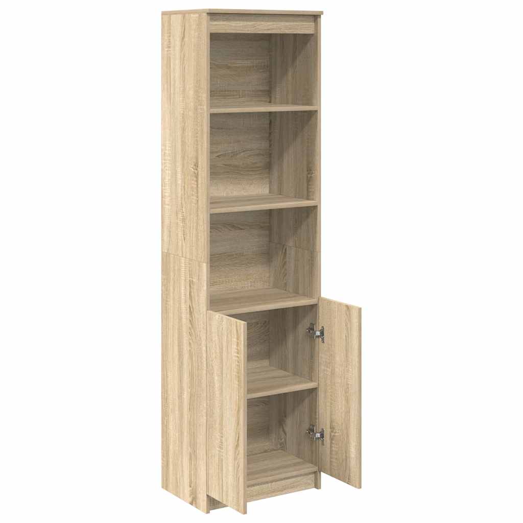 vidaXL Highboard Sonoma-Eiche 50x35x180 cm Holzwerkstoff