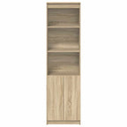 vidaXL Highboard Sonoma-Eiche 50x35x180 cm Holzwerkstoff