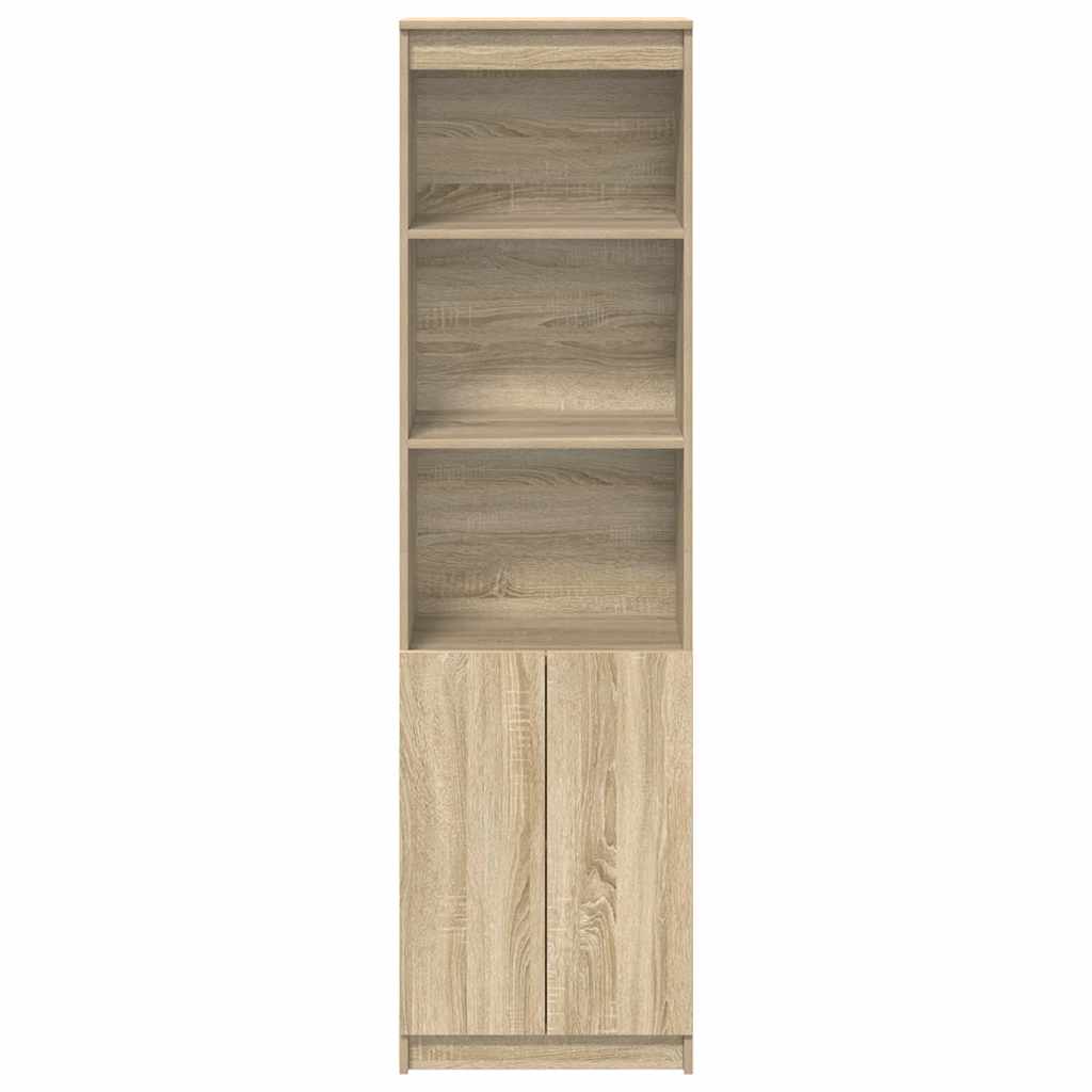 vidaXL Highboard Sonoma-Eiche 50x35x180 cm Holzwerkstoff