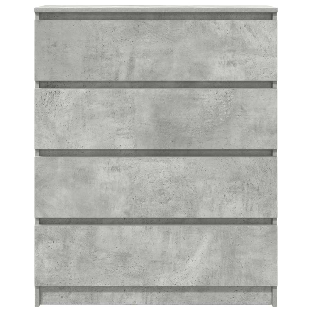 vidaXL Sideboard Betongrau 80x35x99 cm Holzwerkstoff