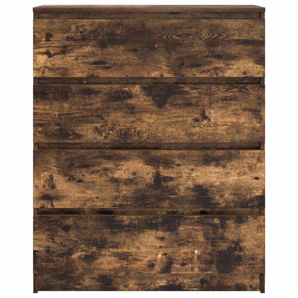 vidaXL Sideboard Räuchereiche 80x35x99 cm Holzwerkstoff
