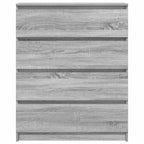 vidaXL Sideboard Grau Sonoma 80x35x99 cm Holzwerkstoff