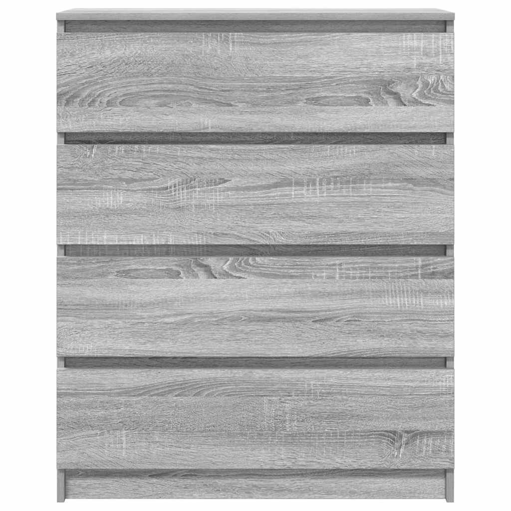 vidaXL Sideboard Grau Sonoma 80x35x99 cm Holzwerkstoff