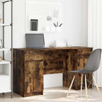 vidaXL Schreibtisch Räuchereiche 140 x 49 x 76 cm Holzwerkstoff
