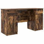 vidaXL Schreibtisch Räuchereiche 140 x 49 x 76 cm Holzwerkstoff