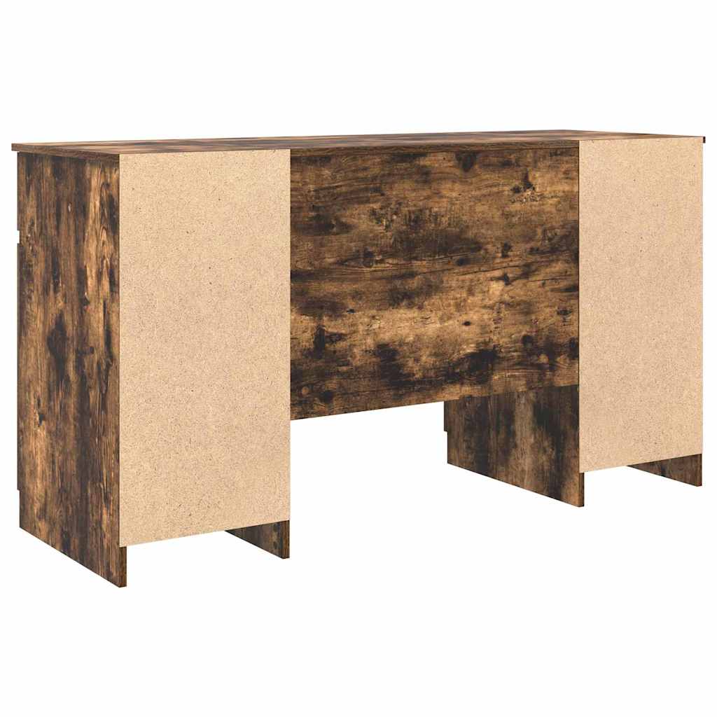 vidaXL Schreibtisch Räuchereiche 140 x 49 x 76 cm Holzwerkstoff