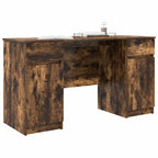 vidaXL Schreibtisch Räuchereiche 140 x 49 x 76 cm Holzwerkstoff