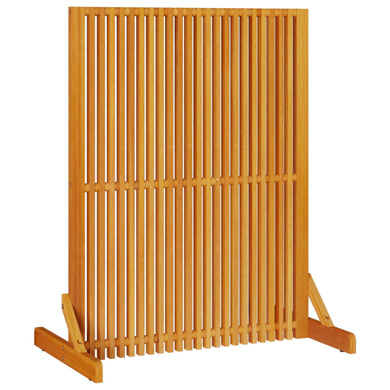vidaXL Sichtschutz Braun 79,5 x 50 x 110 cm Massivholz Akazie