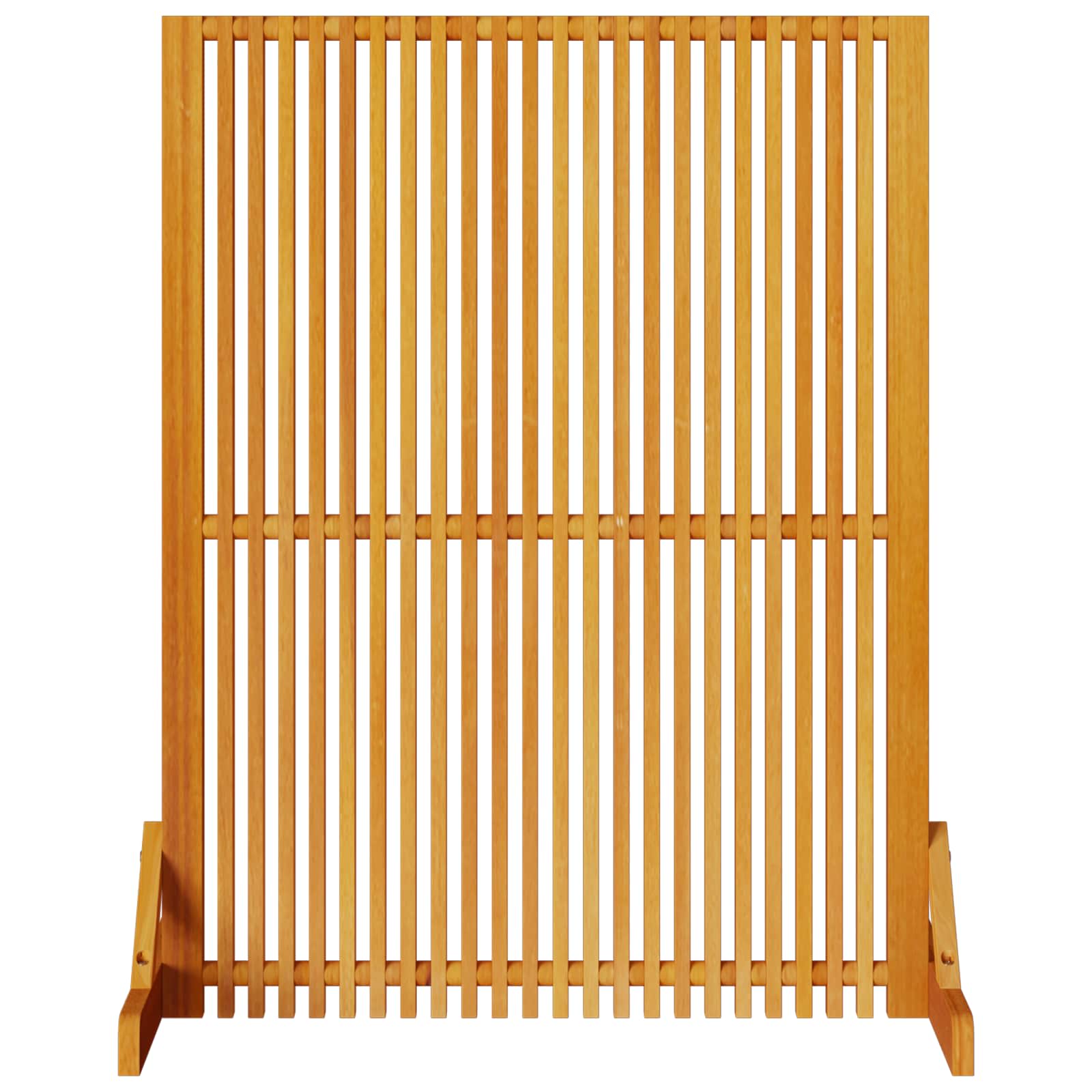 vidaXL Sichtschutz Braun 79,5 x 50 x 110 cm Massivholz Akazie