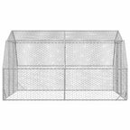 vidaXL Hühnerstall 2,5x4x2,25 m Verzinkter Stahl