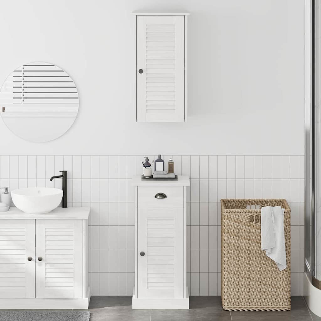 vidaXL Badezimmerschrank VIGO 2 pcs Weiß und Antikweiß 37 x 34 x 80 cm