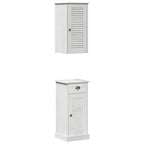 vidaXL Badezimmerschrank VIGO 2 pcs Weiß und Antikweiß 37 x 34 x 80 cm