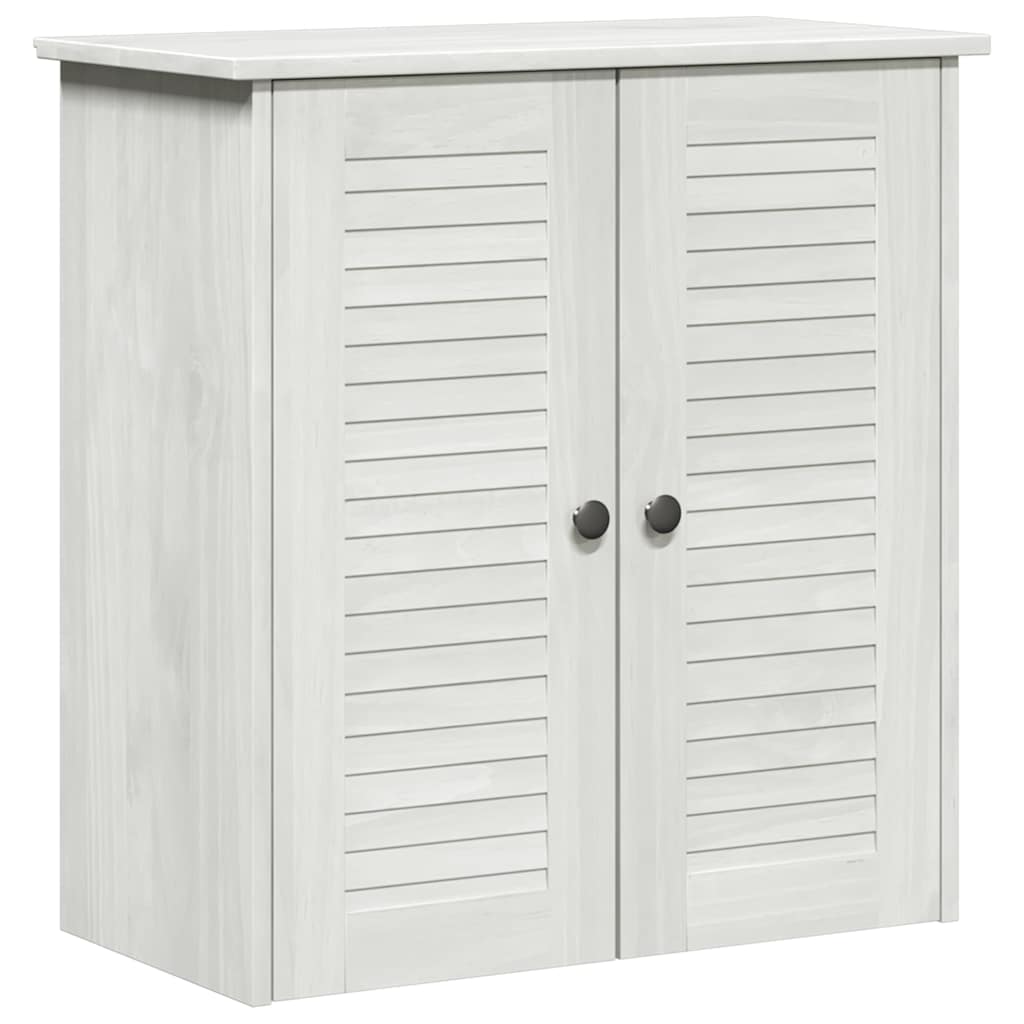 vidaXL Badezimmermöbel-Set 2 pcs Weiß und Antikweiß 67,5 x 34 x 80 cm