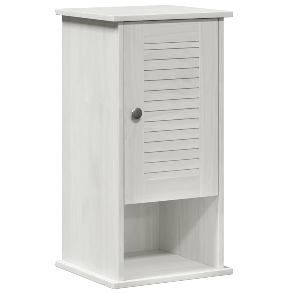 vidaXL Badezimmermöbel-Set VIGO 5 pcs Antik Weiß Massives Kiefernholz