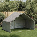 vidaXL Outdoor-Hundezwinger mit Abdeckung 3x2x1,9 m Verzinkter Stahl