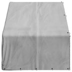 vidaXL Outdoor-Hundezwinger mit Abdeckung 3x2x1,9 m Verzinkter Stahl