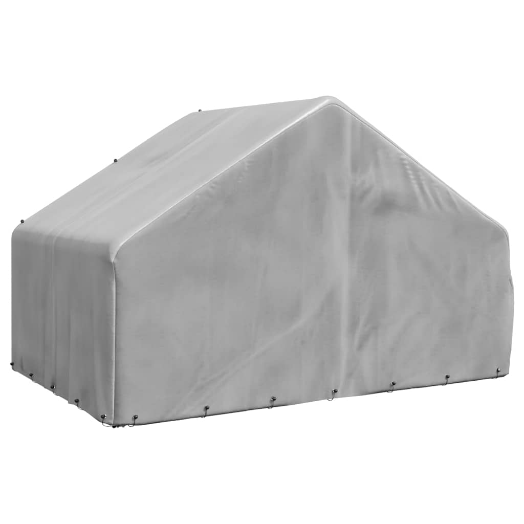 vidaXL Outdoor-Hundezwinger mit Abdeckung 3x2x1,9 m Verzinkter Stahl