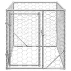 vidaXL Outdoor-Hundezwinger mit Tür 2x1x1 m Verzinkter Stahl