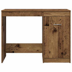 vidaXL Schreibtisch mit Unterschrank Altholz Holzwerkstoff
