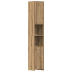 vidaXL 4-tlg. Badmöbel-Set Artisan-Eiche Holzwerkstoff